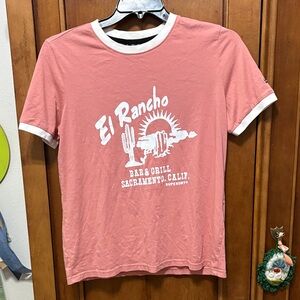 Superdry Pink Logo Patch Tee